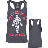 Gold’s Gym - Classic Stringer Tank Top Charcoal - Dark Grey